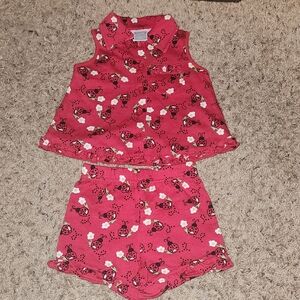 Class Club Baby - Infant Girls- LadyBug 2-piece Short Set - Sz 3M